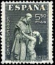 Spain 1946 Stamp Day 5,50 PTS Green Edifil 1004. 1004. Uploaded by susofe